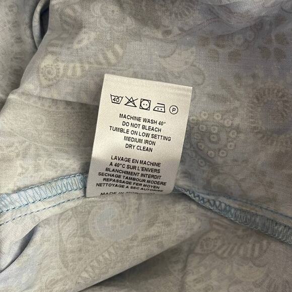 New Sokie Collective Long Sleeve Mini Dress in Blue Paisley Women's Size M - Picture 8 of 10